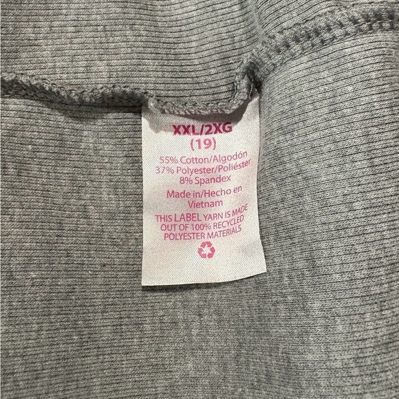 NWOT, No Boundaries, Plus Size Adjustable Camisole, XXL, Gray - Picture 5 of 8